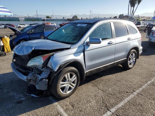 HONDA CR-V EXL 2011 blue  gas 5J6RE3H77BL016414 photo #1