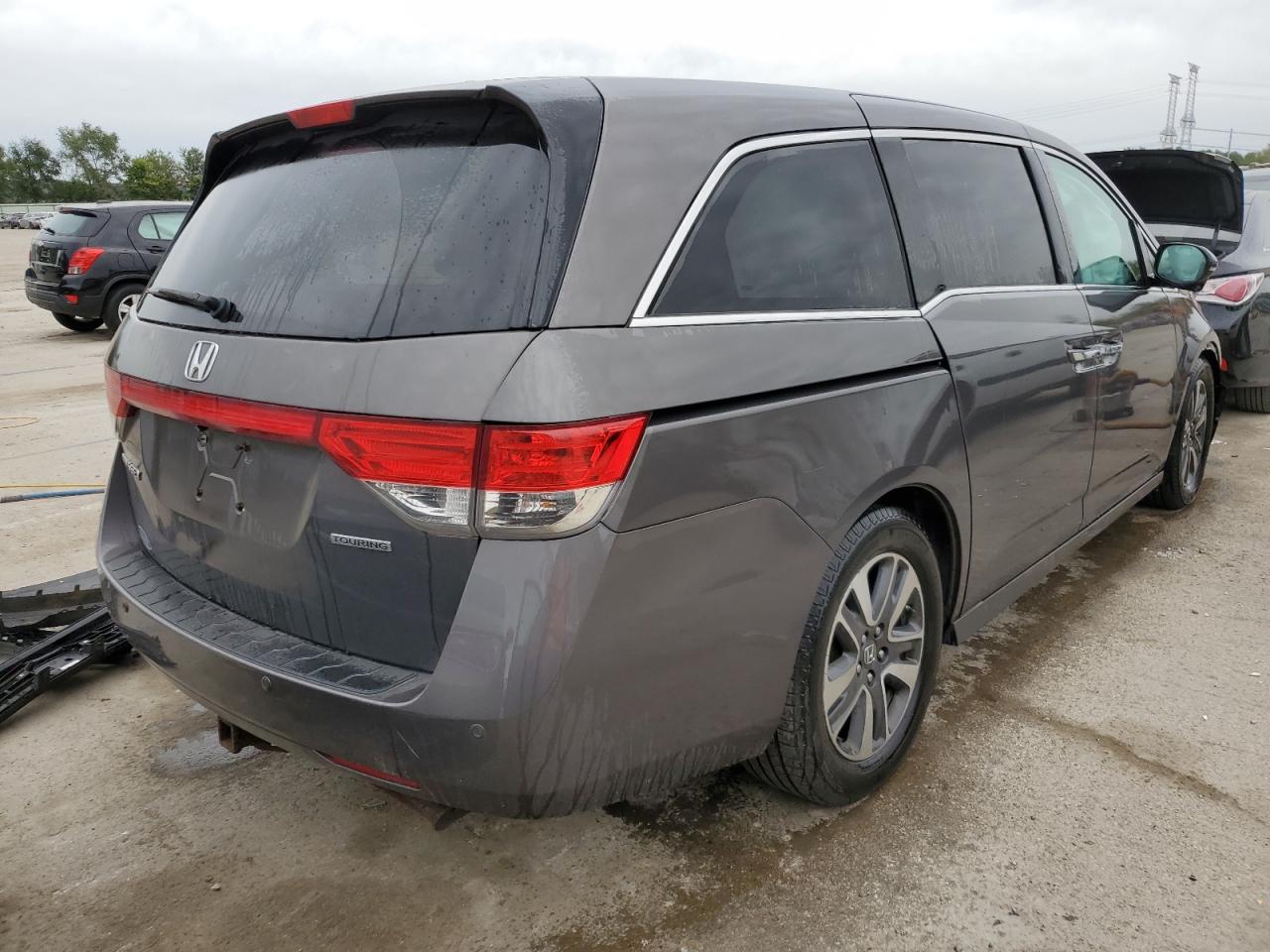 HONDA ODYSSEY TO 2015 gray  gas 5FNRL5H95FB040468 photo #4