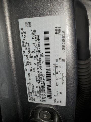 2022 FORD ESCAPE SEL - 1FMCU9H91NUA44402