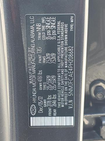 2023 HYUNDAI TUCSON SEL - 5NMJFCAE4PH208682