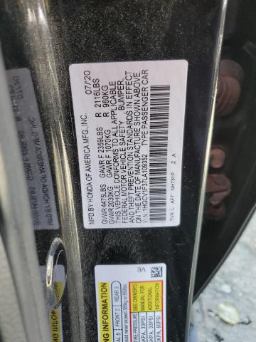 2020 HONDA ACCORD SPO - 1HGCV1F37LA109352