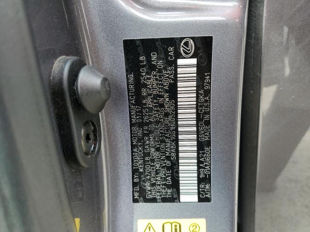 2017 LEXUS ES 350 - 58ABK1GG1HU052905