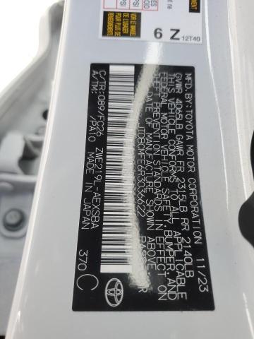 2024 TOYOTA COROLLA HY JTDBCMFE6R3036622