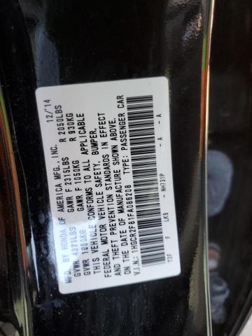 VIN 1HGCR2F81FA086208 2015 Honda Accord, Exl no.12