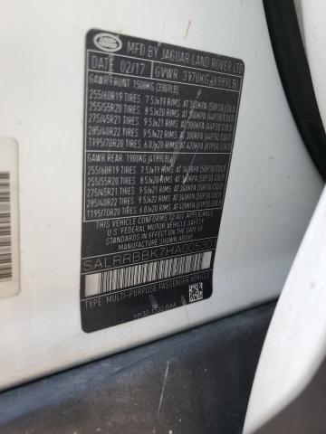 2017 LAND ROVER DISCOVERY - SALRRBBK7HA005301