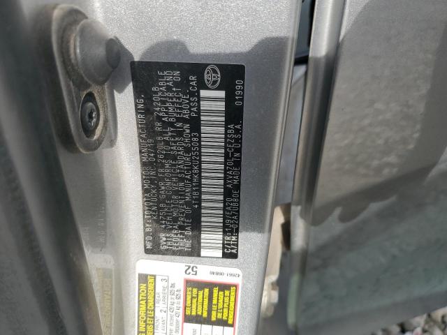 2019 TOYOTA CAMRY L - 4T1B11HK8KU255083