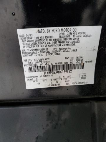 2015 FORD TAURUS POL - 1FAHP2MK0FG159922