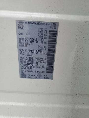 2017 INFINITI QX60 - 5N1DL0MN6HC510504