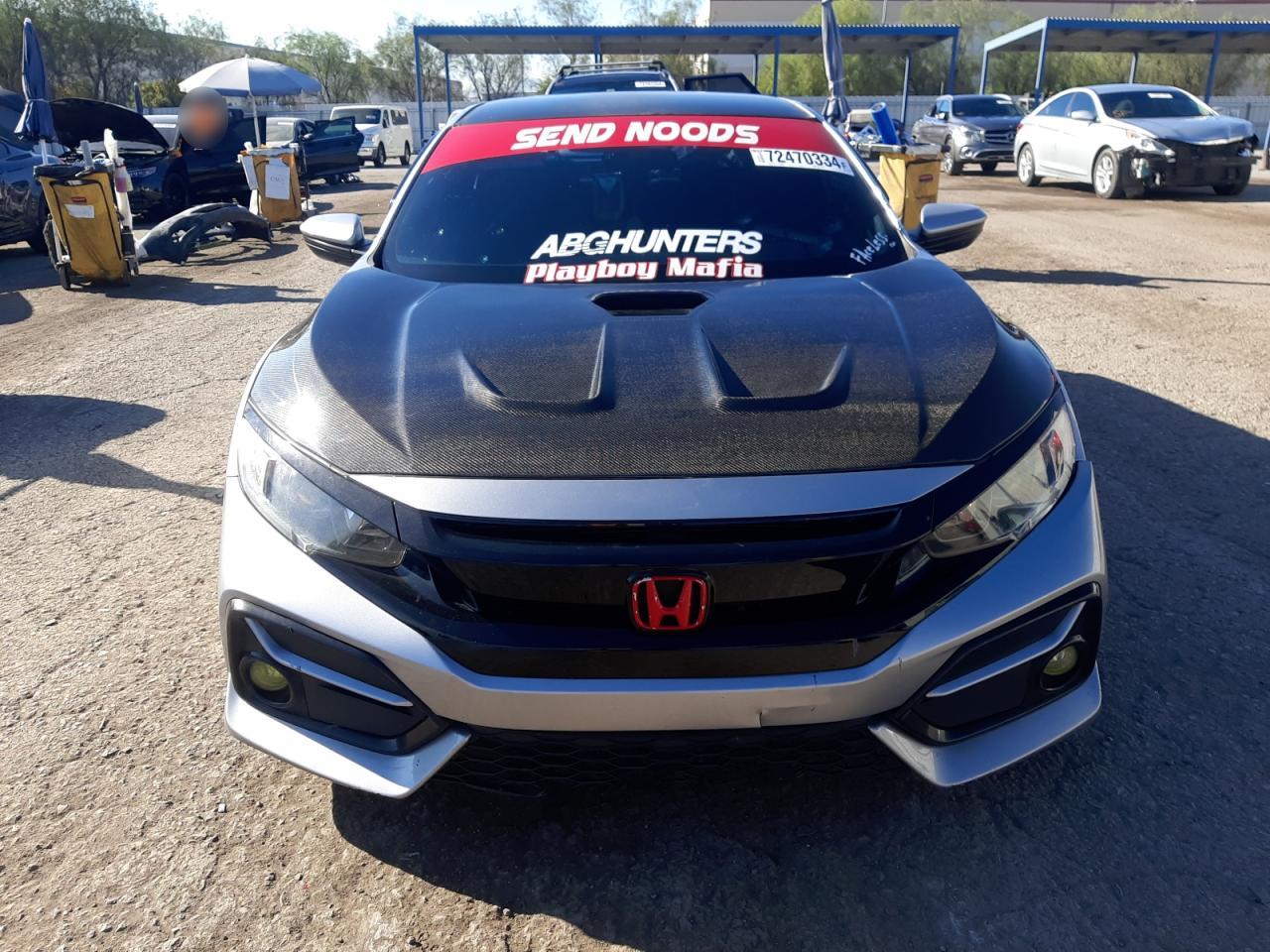 Lot #2962297988 2021 HONDA CIVIC SPOR