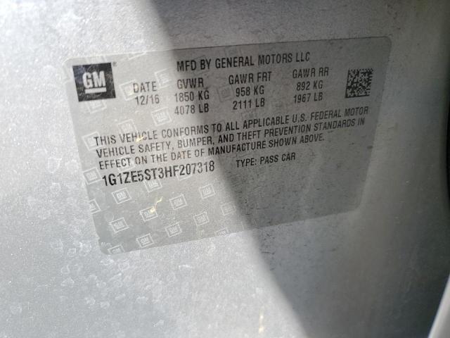 2017 CHEVROLET MALIBU LT - 1G1ZE5ST3HF207318