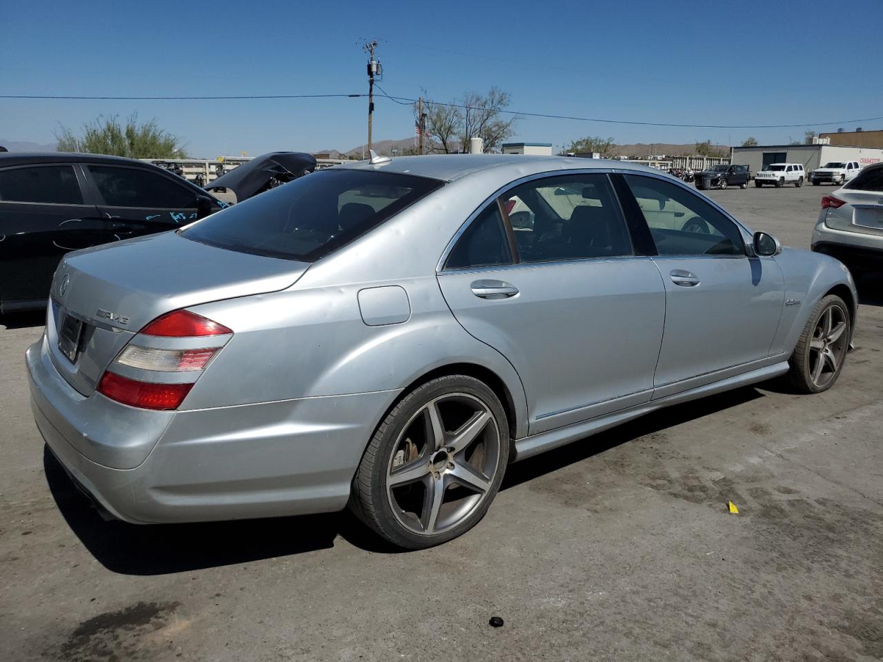 MERCEDES-BENZ S 63 AMG 2009 silver sedan 4d gas WDDNG77X59A243734 photo #4