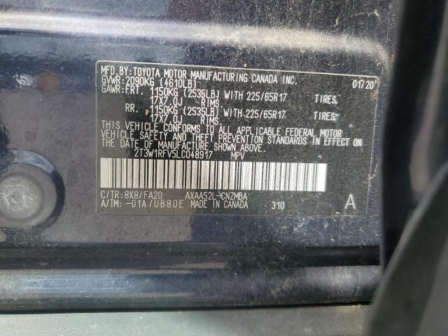 2020 TOYOTA RAV4 XLE - 2T3W1RFV5LC048917