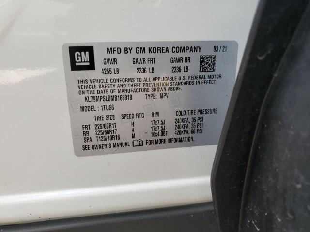 2021 CHEVROLET TRAILBLAZE - KL79MPSL0MB168918