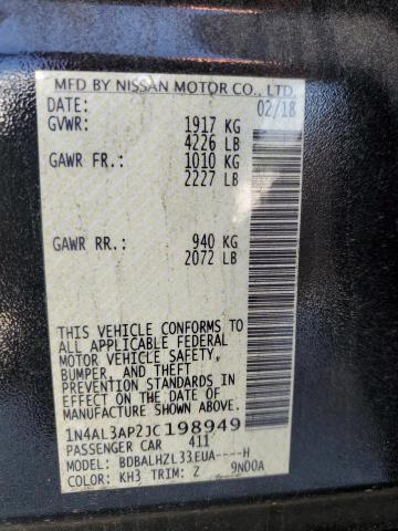 2018 NISSAN ALTIMA 2.5 - 1N4AL3AP2JC198949