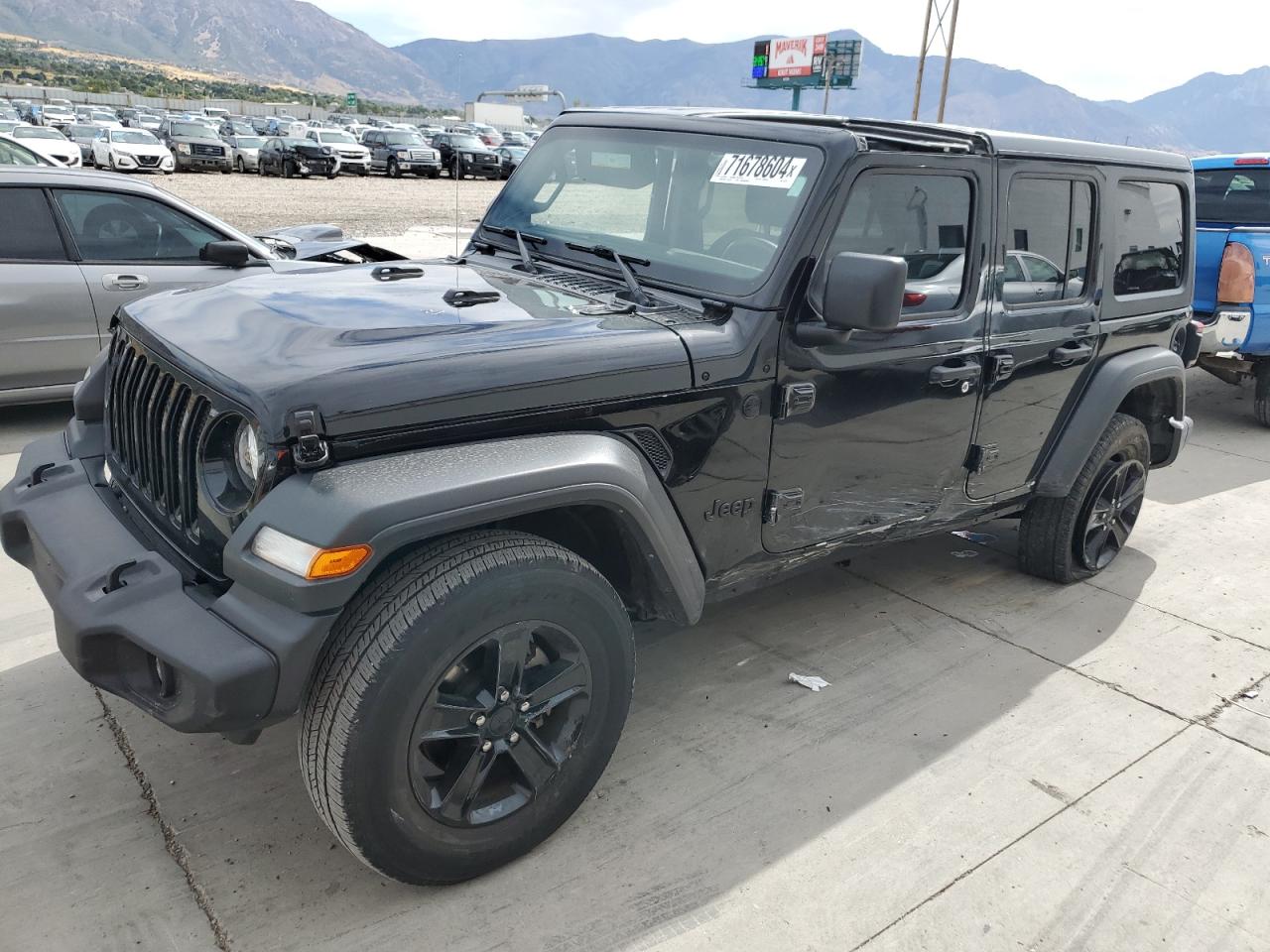 Lot #2953150631 2021 JEEP WRANGLER U