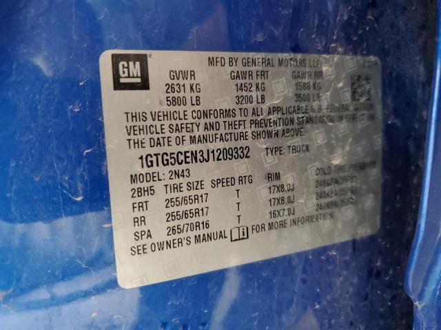 2018 GMC CANYON SLE - 1GTG5CEN3J1209332