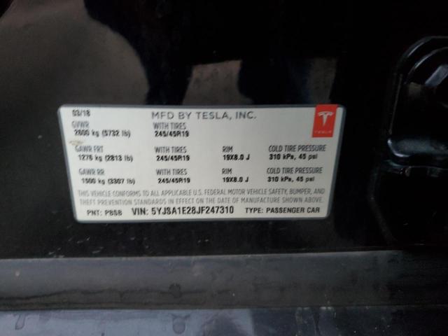 2018 TESLA MODEL S - 5YJSA1E28JF247310