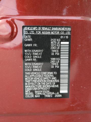 2015 NISSAN ROGUE S - KNMAT2MV2FP532217