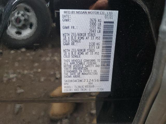 2022 NISSAN PATHFINDER - 5N1DR3AC1NC212456