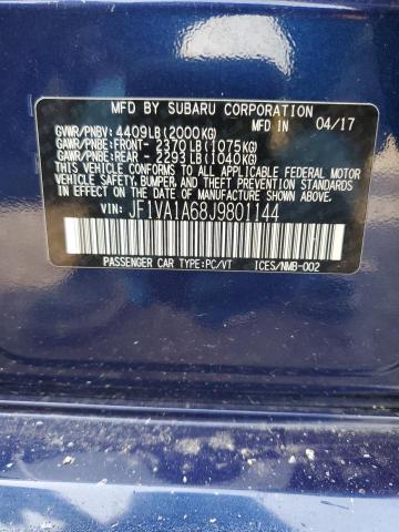 2018 SUBARU WRX - JF1VA1A68J9801144