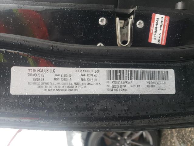 2018 DODGE CHARGER R/ - 2C3CDXGJ6JH253012