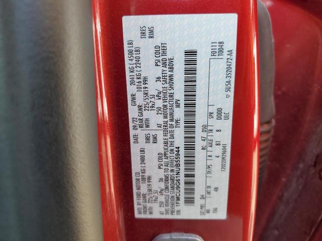 2022 FORD ESCAPE SE - 1FMCU9G61NUB55944