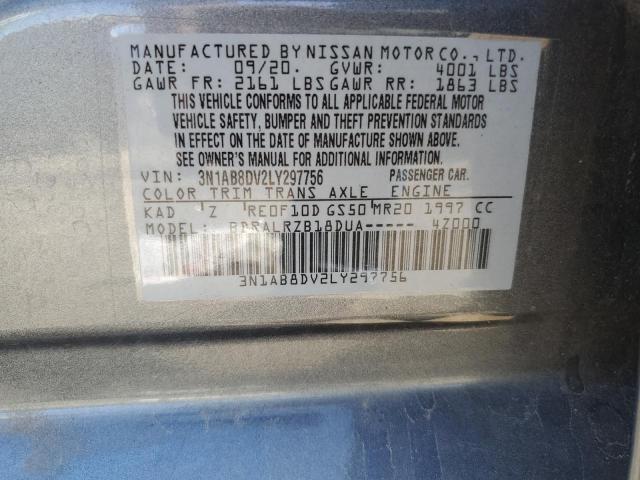 VIN 3N1AB8DV2LY297756 2020 Nissan Sentra, SR no.12