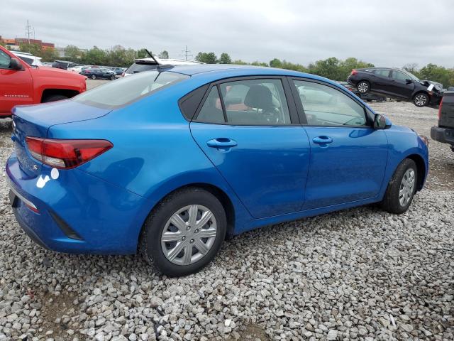 KIA RIO LX 2021 blue  gas 3KPA24AD7ME396786 photo #4