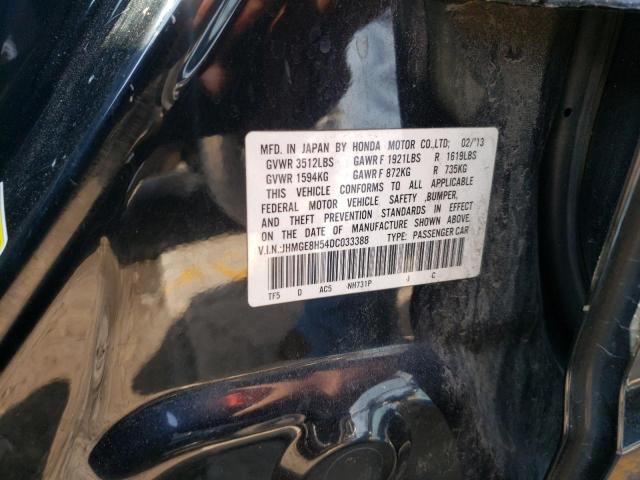 VIN JHMGE8H54DC033388 2013 Honda Fit, Sport no.12