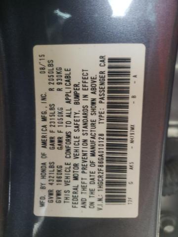 2016 HONDA ACCORD EXL - 1HGCR2F86GA010128