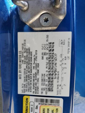 2017 FORD FUSION SE - 3FA6P0H75HR158732