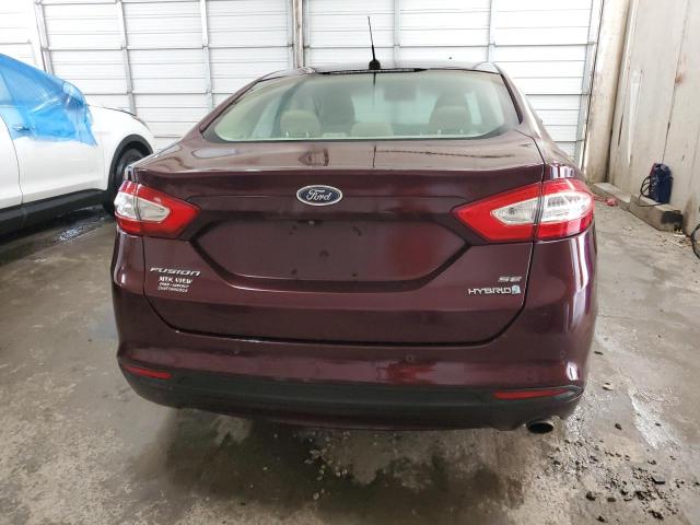 VIN 3FA6P0LU3DR161118 2013 Ford Fusion, Se Hybrid no.6