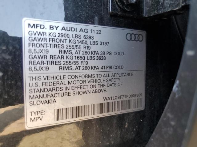 VIN WA1LCBF71PD008609 2023 Audi Q7, Premium Plus no.13