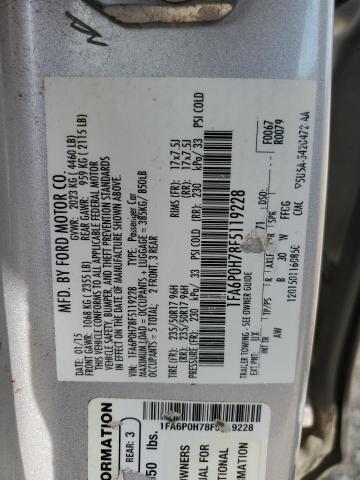 VIN 1FA6P0H78F5119228 2015 Ford Fusion, SE no.12