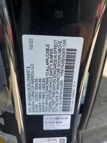 VIN 19UUB6F54NA003858 2022 ACURA TLX no.13