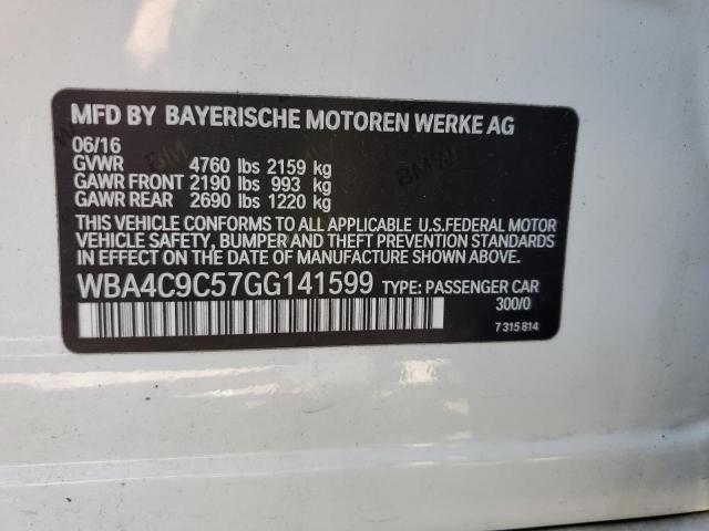 2016 BMW 428 XI GRA - WBA4C9C57GG141599