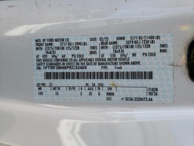 VIN 1FTRF3BN8PEC32469 2023 FORD F350 no.12