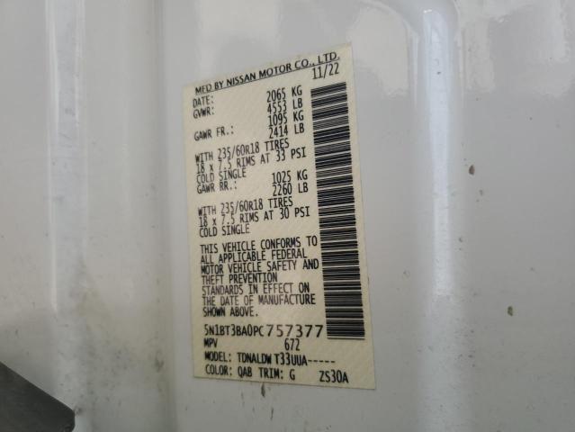 2023 NISSAN ROGUE SV - 5N1BT3BA0PC757377