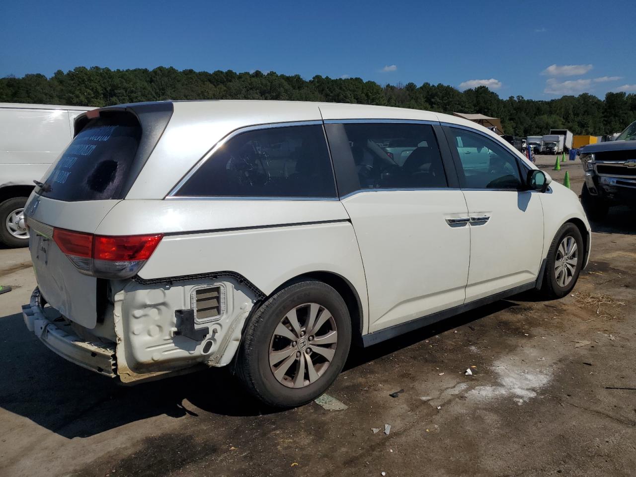 Lot #2862554314 2014 HONDA ODYSSEY EX