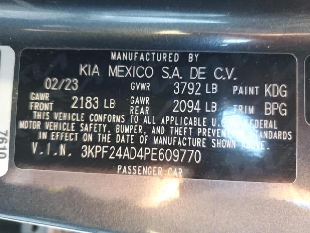 2023 KIA FORTE LX - 3KPF24AD4PE609770