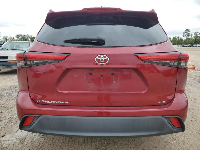 VIN 5TDGZRAH1MS033489 2021 Toyota Highlander, Xle no.6