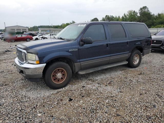 FORD EXCURSION 2002 blue 4dr spor gas 1FMNU40L42EB31350 photo #1