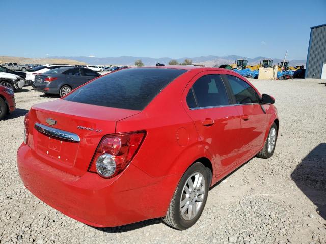 CHEVROLET SONIC LT 2012 red sedan 4d gas 1G1JC5SH0C4170151 photo #4