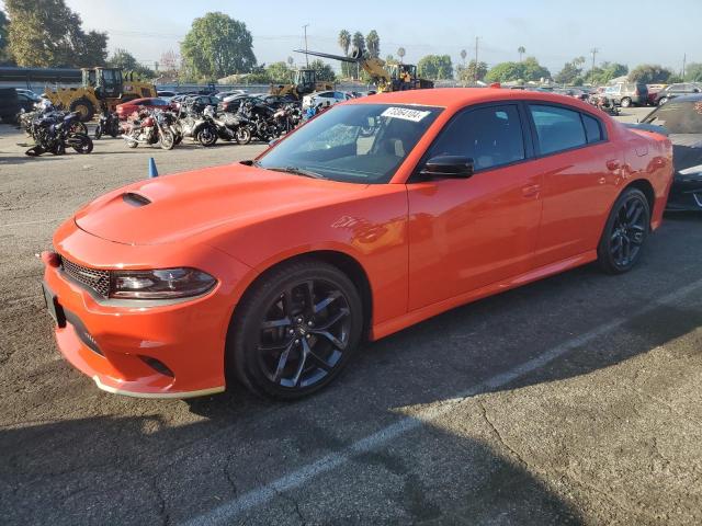 DODGE CHARGER GT 2020 orange  flexible fuel 2C3CDXHG7LH176446 photo #1