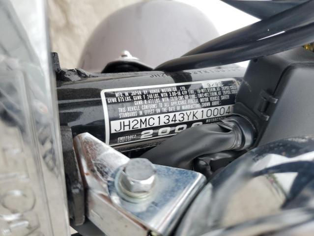 2000 HONDA CMX250 C2 JH2MC1343YK100047