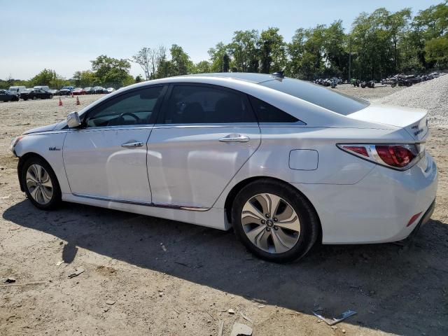 HYUNDAI SONATA HYB 2014 white sedan 4d hybrid engine KMHEC4A40EA106905 photo #3