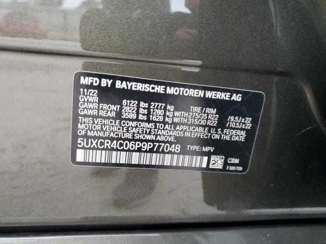 VIN 5UXCR4C06P9P77048 2023 BMW X5, Sdrive 40I no.14