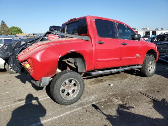 NISSAN TITAN XE 2008 red crew pic gas 1N6AA07C08N314471 photo #4