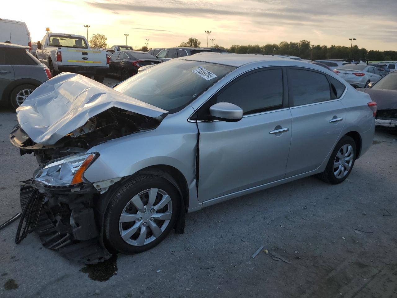 Lot #3006419148 2015 NISSAN SENTRA S