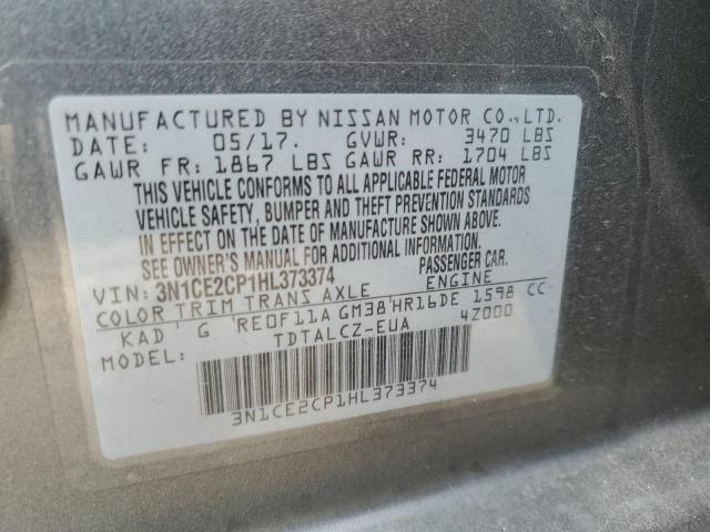 2017 NISSAN VERSA NOTE 3N1CE2CP1HL373374